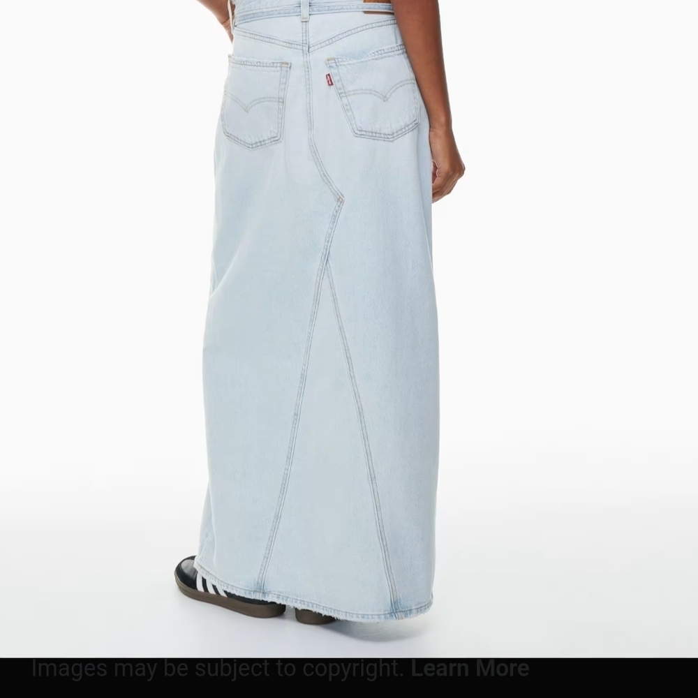 Levi's Iconic Denim Maxi Skirt EUC - Picture 2 of 11